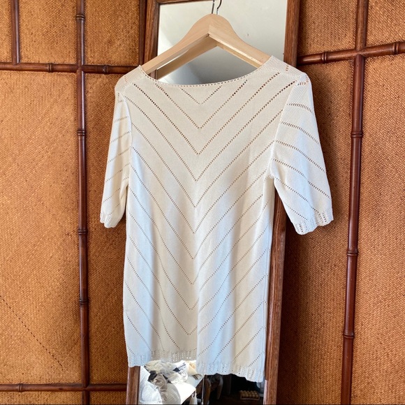 J Crew Ivory Knitted Sweater Size S - Picture 8 of 10